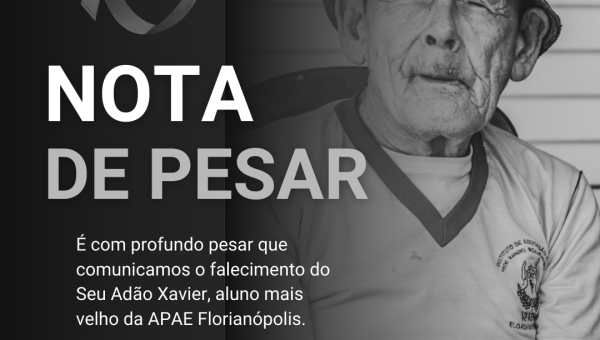 Nota de Pesar APAE Florianópolis